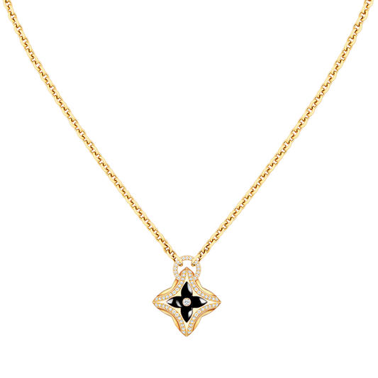 [Legend]STAR PEDANT ROSE GOLD DIAMOND NECKLACE
