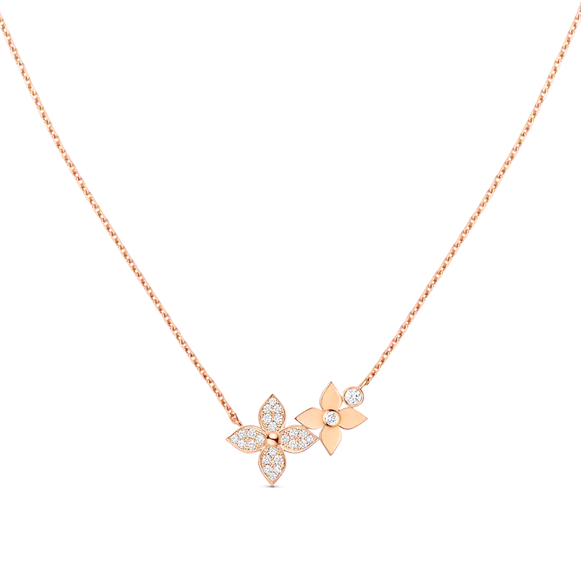 [Legend]STAR BLOSSOM NECKLACE ROSE GOLD DIAMONDS