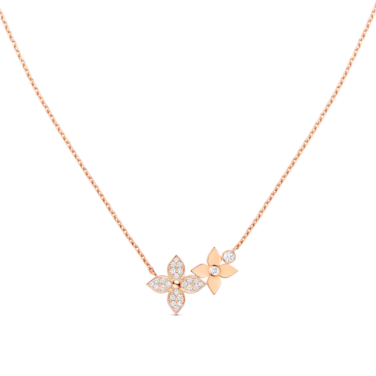 [Legend]STAR BLOSSOM NECKLACE ROSE GOLD DIAMONDS