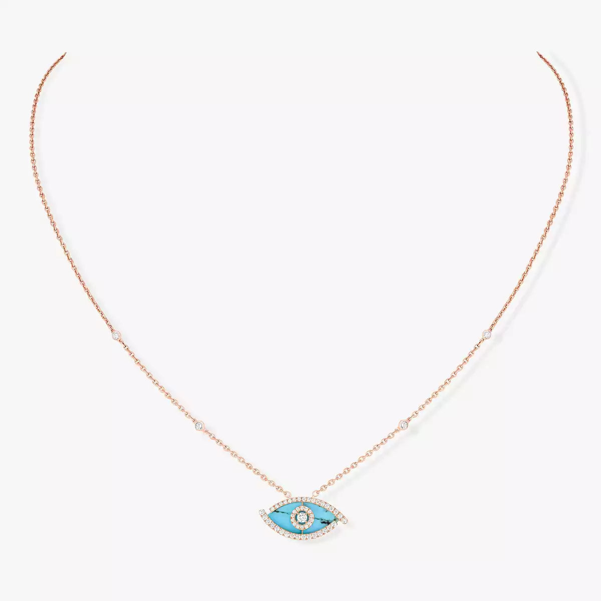 [Legend]LUCKY EYE DIAMOND NECKLACE
