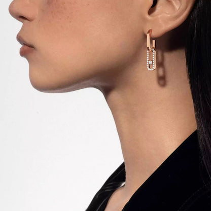 [Legend]MOVE LINK KINETIC DIAMOND EARRINGS