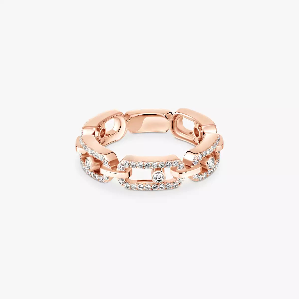 [Legend]MOVE LINK PAVÉ DIAMOND RING