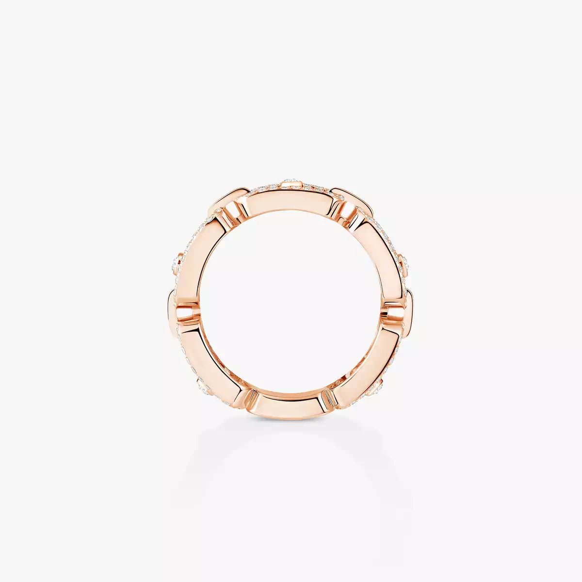 [Legend]MOVE LINK PAVÉ DIAMOND RING