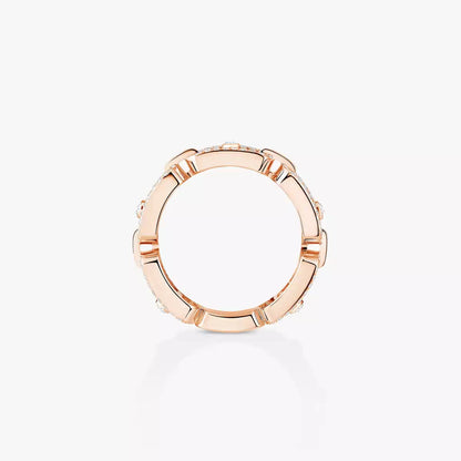 [Legend]MOVE LINK PAVÉ DIAMOND RING