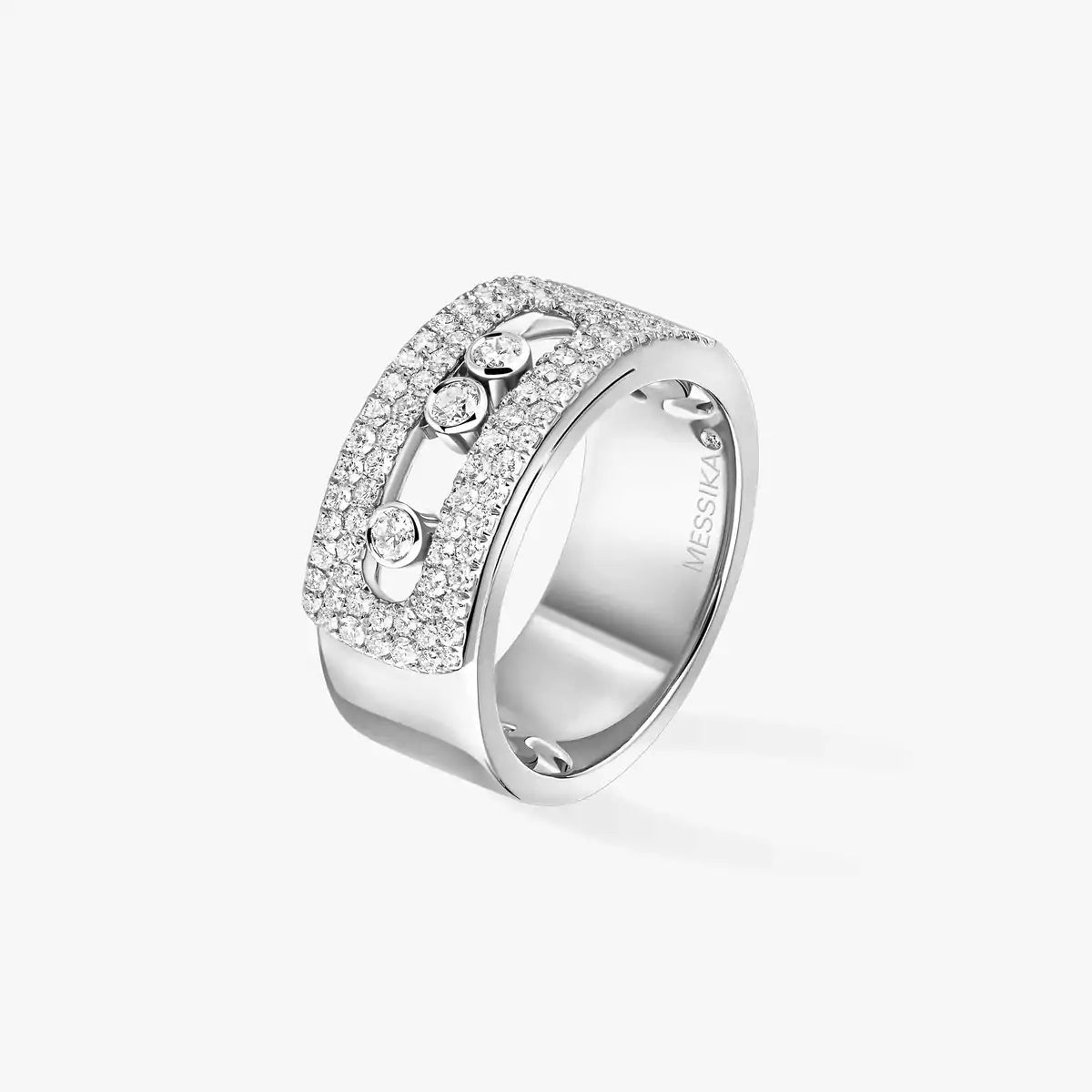 [Legend]MOVE NOA PAVÉ DIAMOND INTERLOCKING RING