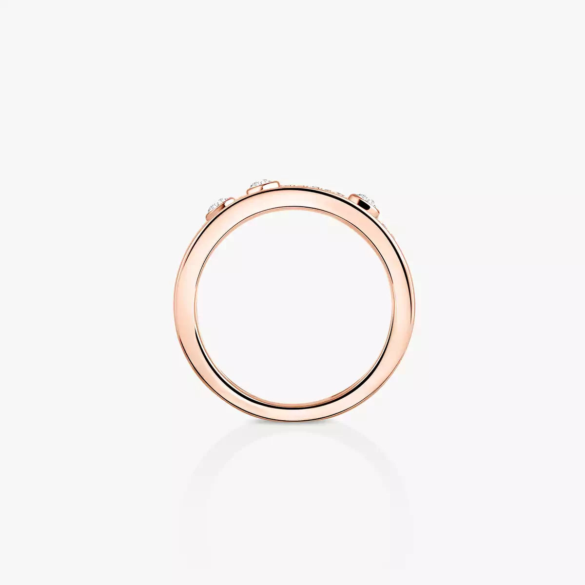 [Legend]MOVE NOA PAVÉ DIAMOND INTERLOCKING RING