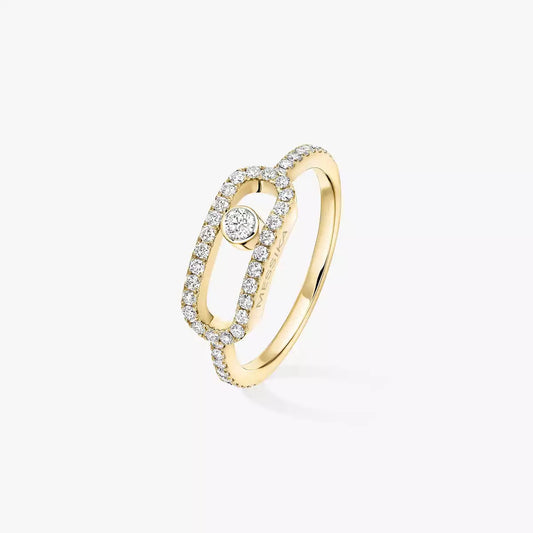 [Legend]MOVE UNO FULL PAVÉ DIAMOND RING