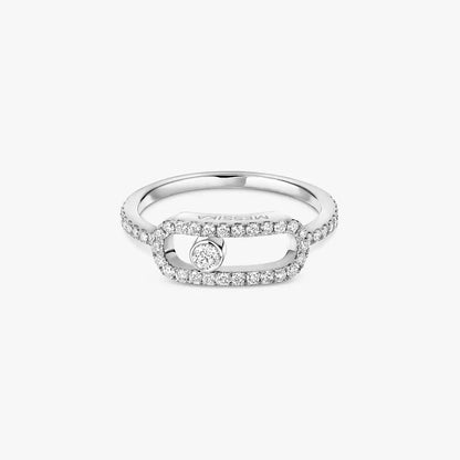 [Legend]MOVE UNO FULL PAVÉ DIAMOND RING