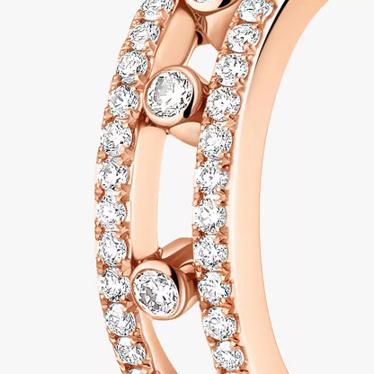 [Legend]MOVE PAVÉ DIAMOND HOOP EARRINGS