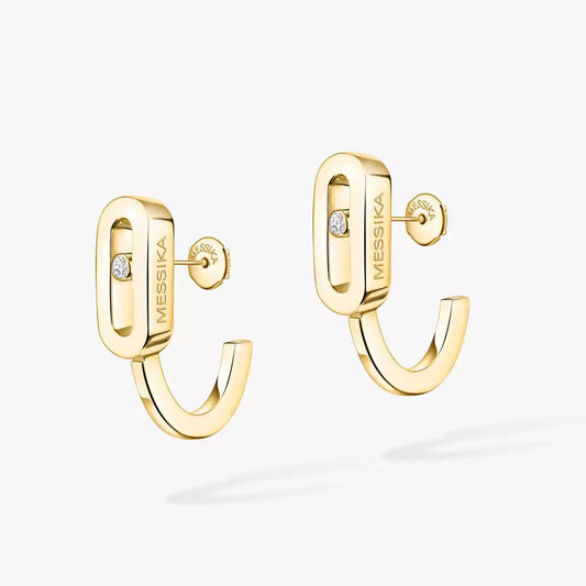 [Legend]MOVE CLASSIQUE MINI DIAMOND HOOP EARRINGS