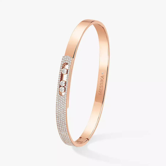 [Legend]MOVE NOA PAVÉ DIAMOND BANGLE BRACELET