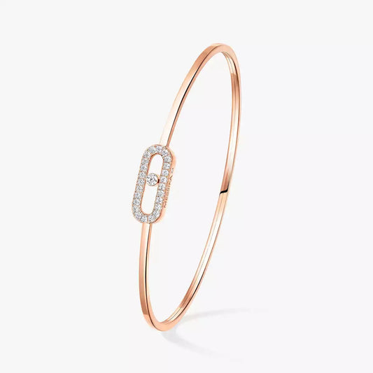[Legend]MOVE UNO PAVÉ FLEX BANGLE (MEDIUM)