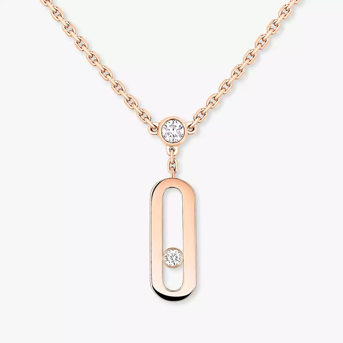 [Legend]MOVE UNO DOUBLE-PENDANT NECKLACE