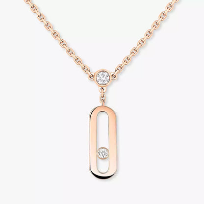 [Legend]MOVE UNO DOUBLE-PENDANT NECKLACE