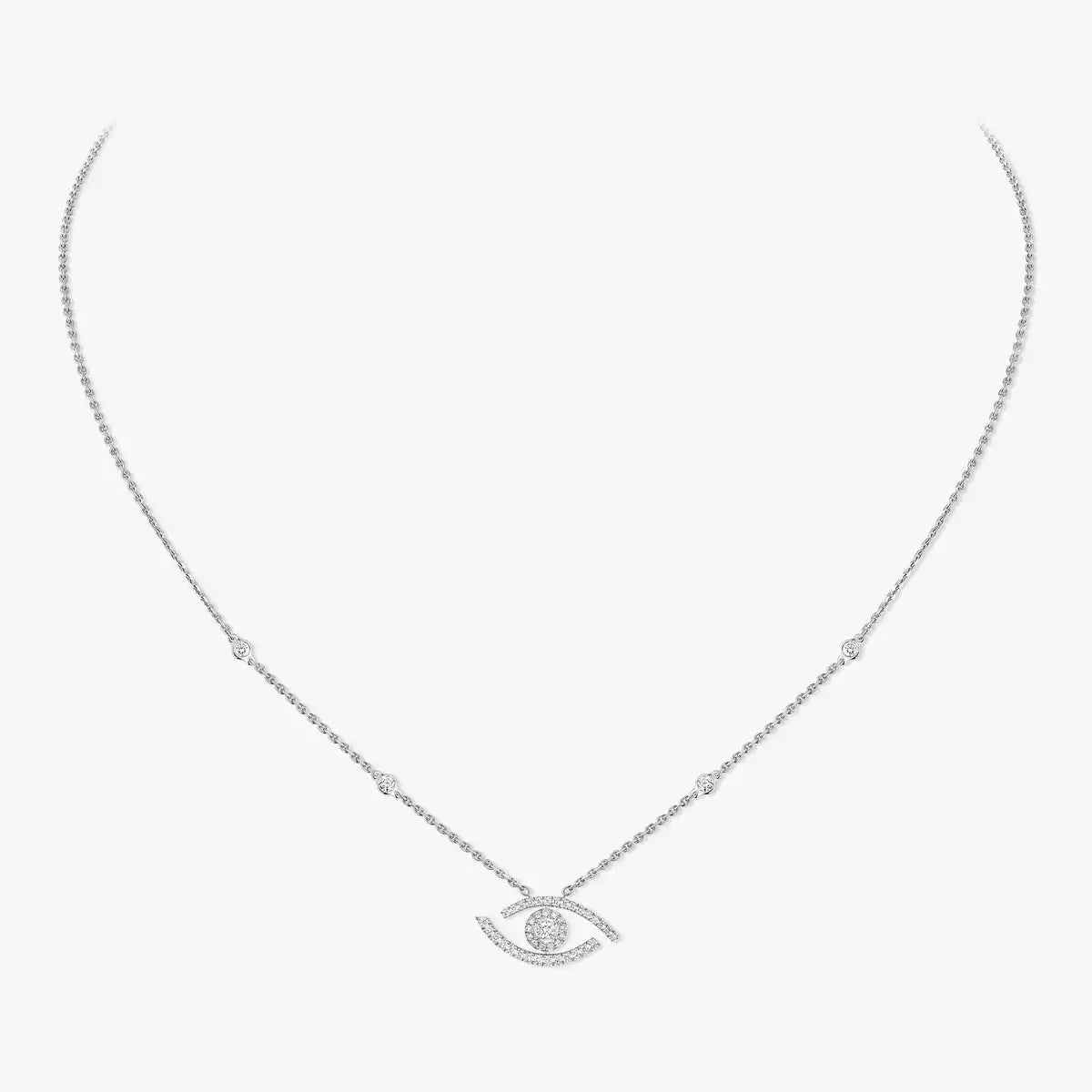 [Legend]PAVÉ DIAMOND LUCKY EYE NECKLACE