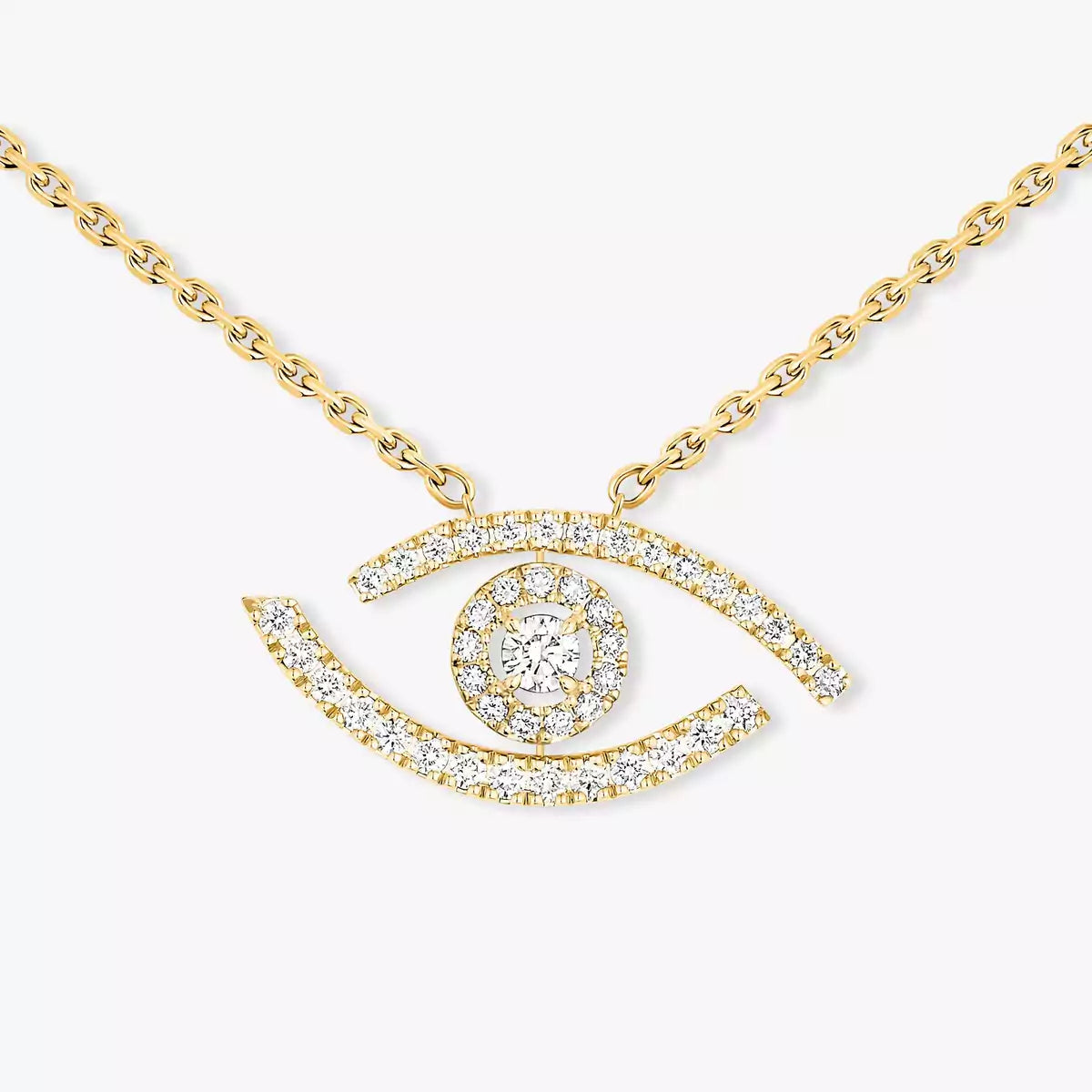 [Legend]PAVÉ DIAMOND LUCKY EYE NECKLACE