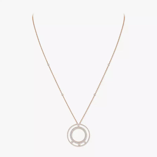 [Legend]MOVE ROMANE LONG PAVÉ DIAMOND NECKLACE