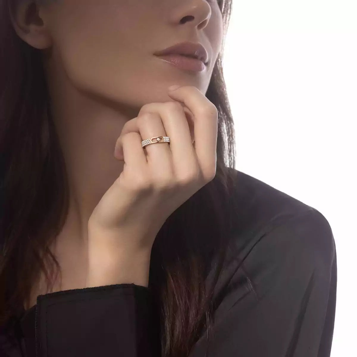 [Legend]MOVE JOAILLERIE PAVÉ DIAMOND WEDDING RING