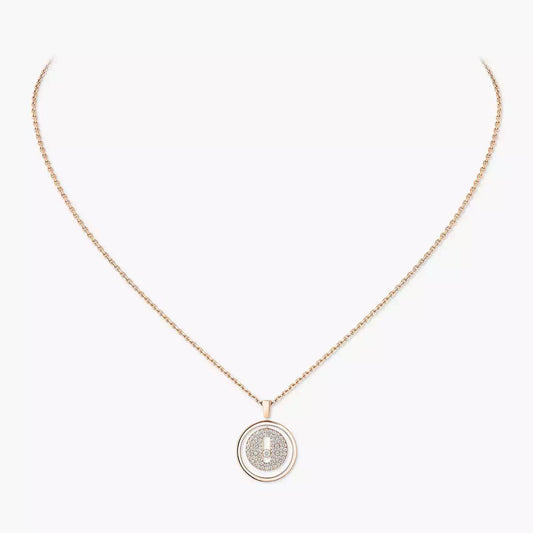 [Legend]LUCKY MOVE FULL PAVÉ DIAMOND NECKLACE