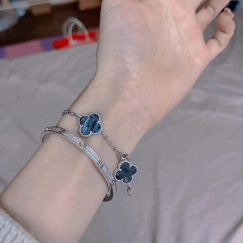 [Legend]LUCKY CLOVER 5-MOTIF BRACELET - PIETERSITE COLLECTION