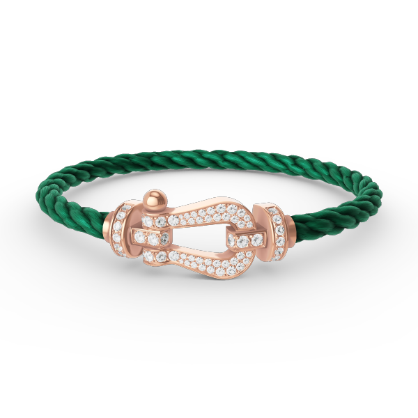 [Legend]FORCE LARGE HORSESHOE FULL DIAMOND BRACELET - ROSE GOLD