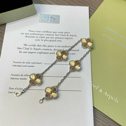 [Legend]LUCKY CLOVER 5-MOTIF BRACELET - LASER COLLECTION