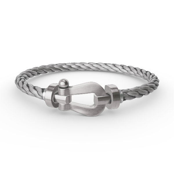 [Legend]FORCE LARGE HORSESHOE BRACELET - WHITE GOLD