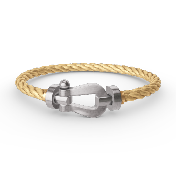 [Legend]FORCE LARGE HORSESHOE BRACELET - WHITE GOLD