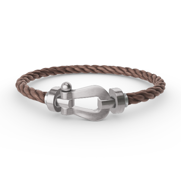 [Legend]FORCE LARGE HORSESHOE BRACELET - WHITE GOLD