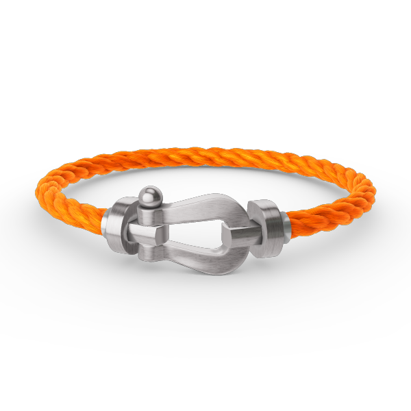 [Legend]FORCE LARGE HORSESHOE BRACELET - WHITE GOLD