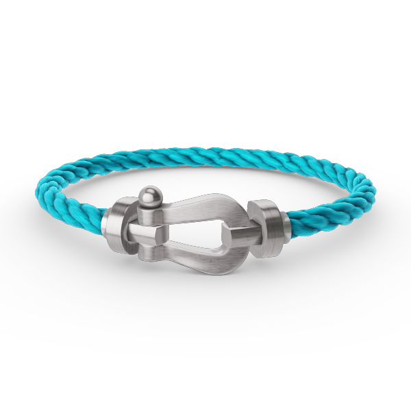 [Legend]FORCE LARGE HORSESHOE BRACELET - WHITE GOLD