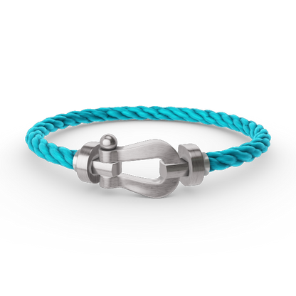 [Legend]FORCE LARGE HORSESHOE BRACELET - WHITE GOLD