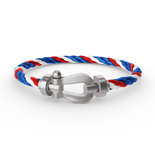 [Legend]FORCE LARGE HORSESHOE BRACELET - WHITE GOLD