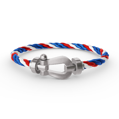 [Legend]FORCE LARGE HORSESHOE BRACELET - WHITE GOLD