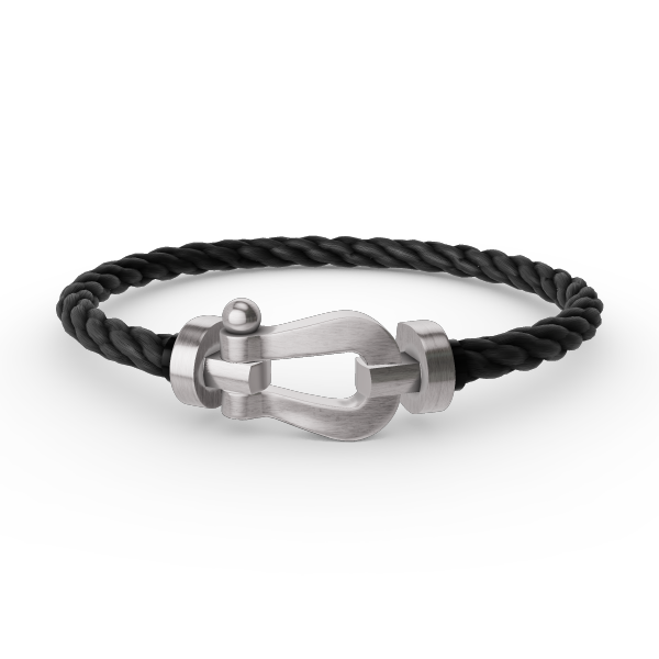 [Legend]FORCE LARGE HORSESHOE BRACELET - WHITE GOLD