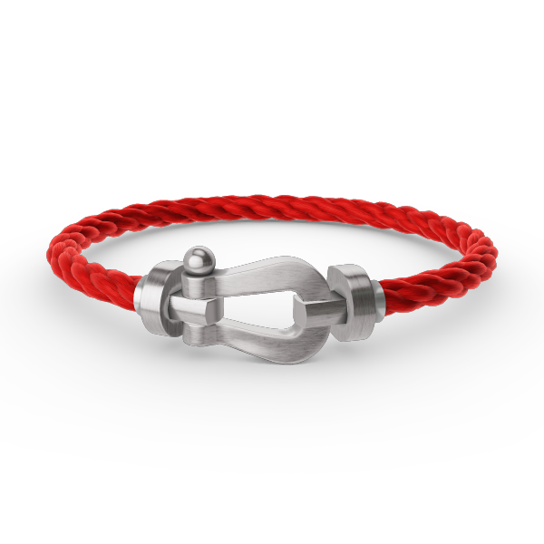 [Legend]FORCE LARGE HORSESHOE BRACELET - WHITE GOLD