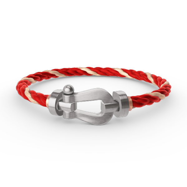 [Legend]FORCE LARGE HORSESHOE BRACELET - WHITE GOLD