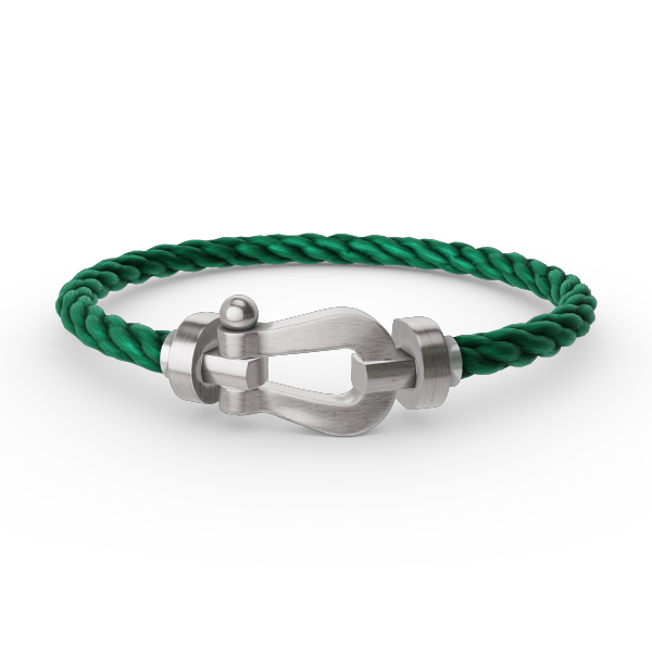 [Legend]FORCE LARGE HORSESHOE BRACELET - WHITE GOLD