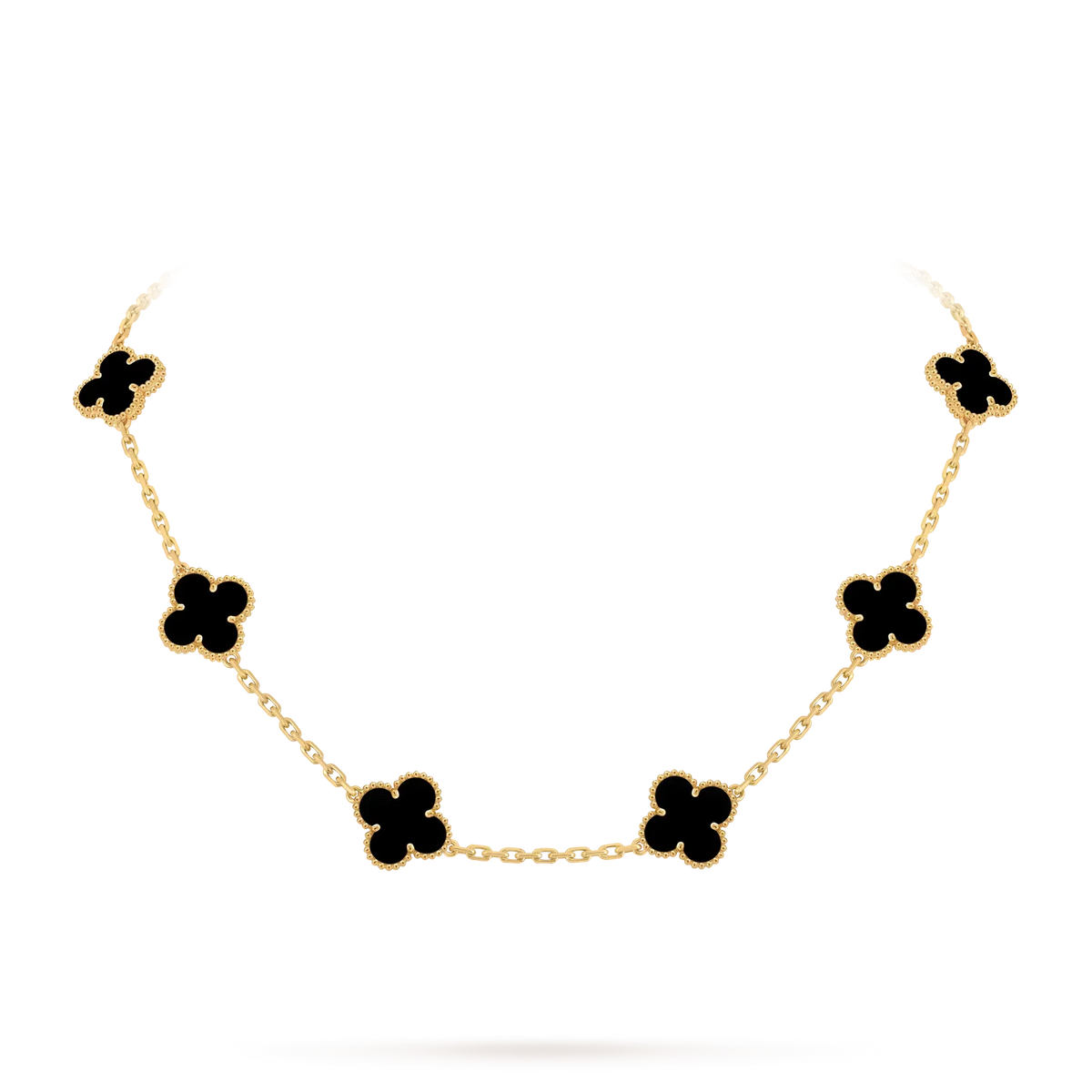 [Legend]CLASSIC LUCKY 10-MOTIF CLOVER NECKLACE GOLD COLLECTION